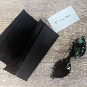 Dior Umbrage Blonde Havana/Green Mirro